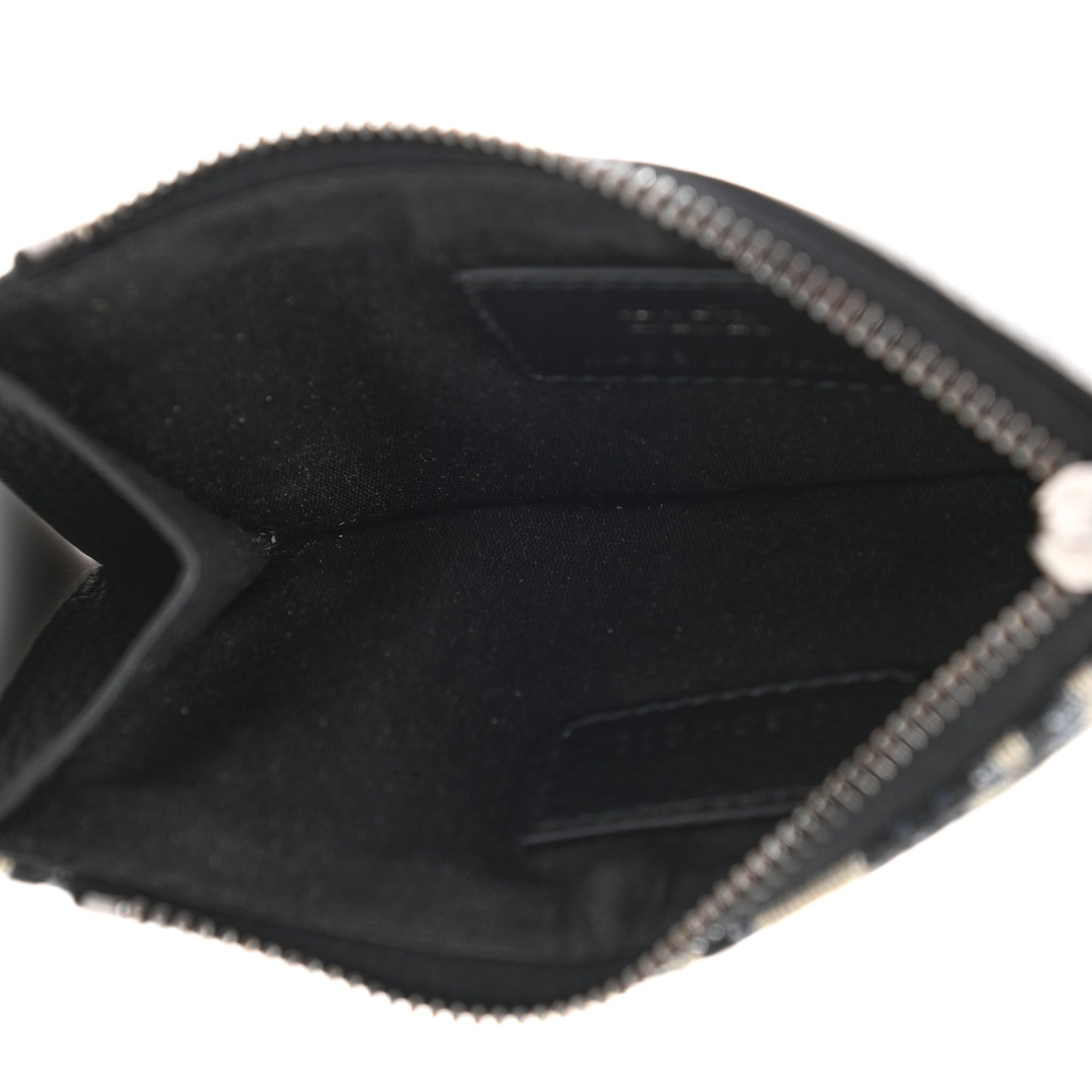 Oblique Dior Pouch Wallet Navy Blue