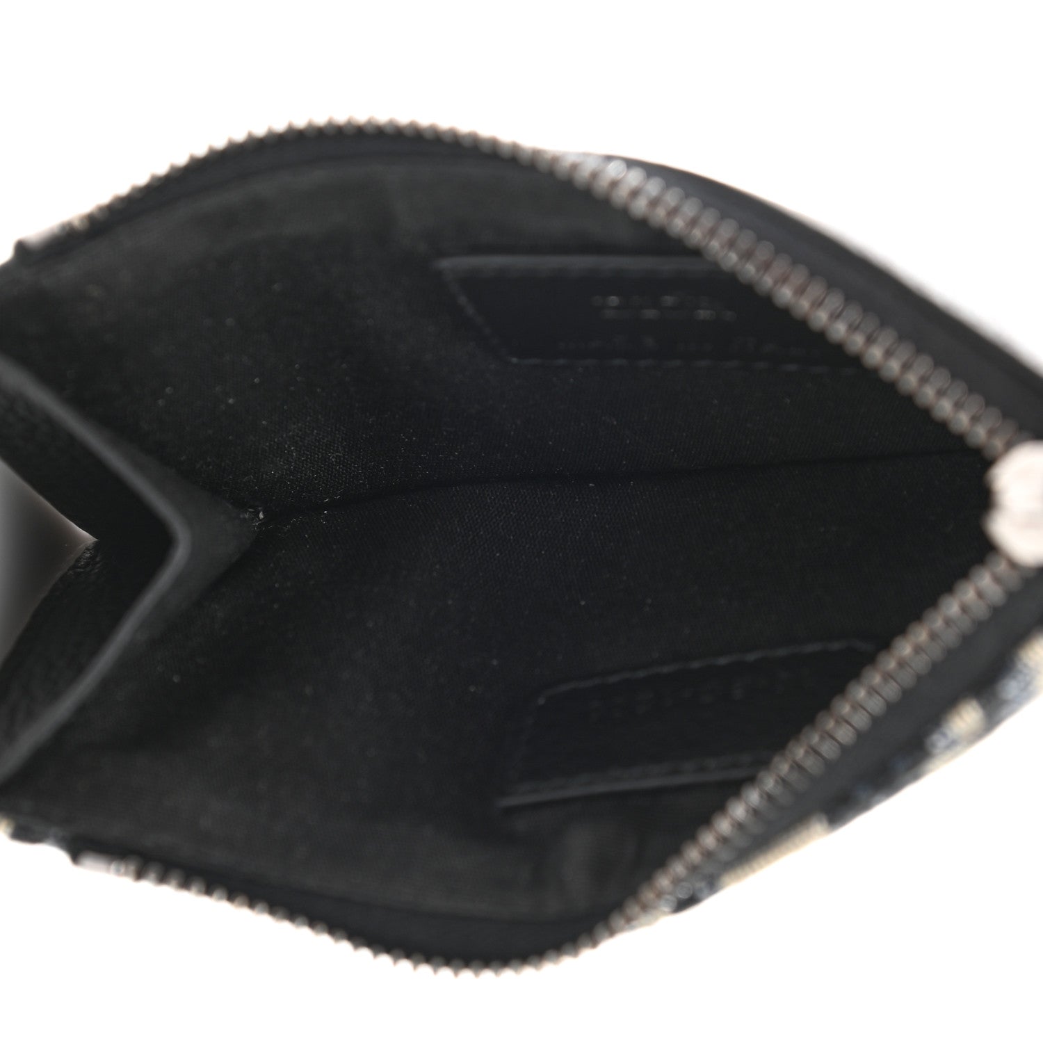 Christian Dior Oblique Dior Pouch Wallet Navy Blue 5 of 8