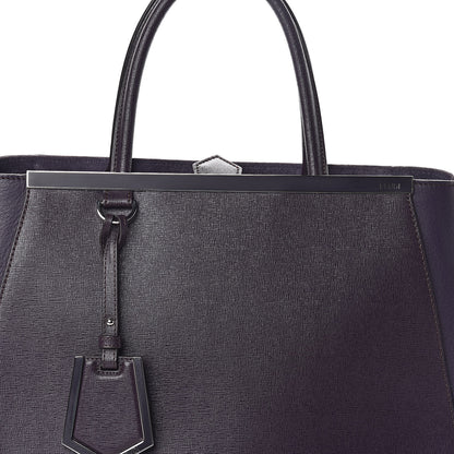 Fendi Vitello Elite Regular 2Jours Tote Ametista 7 of 9