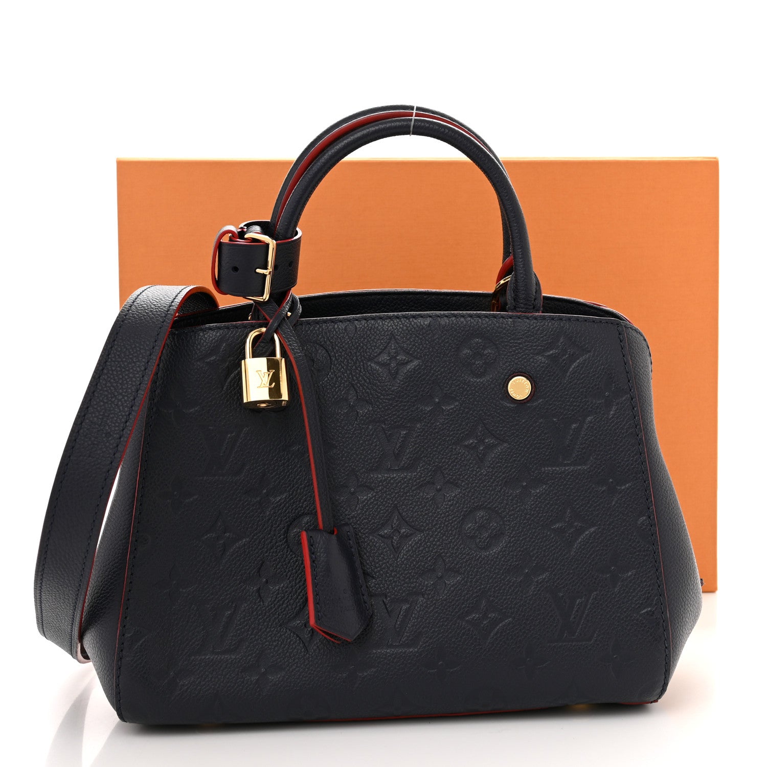 Louis Vuitton Empreinte Montaigne BB Marine Rouge 12 of 12