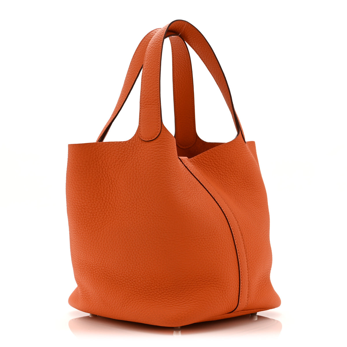 Taurillon Clemence Picotin Lock 22 MM Orange