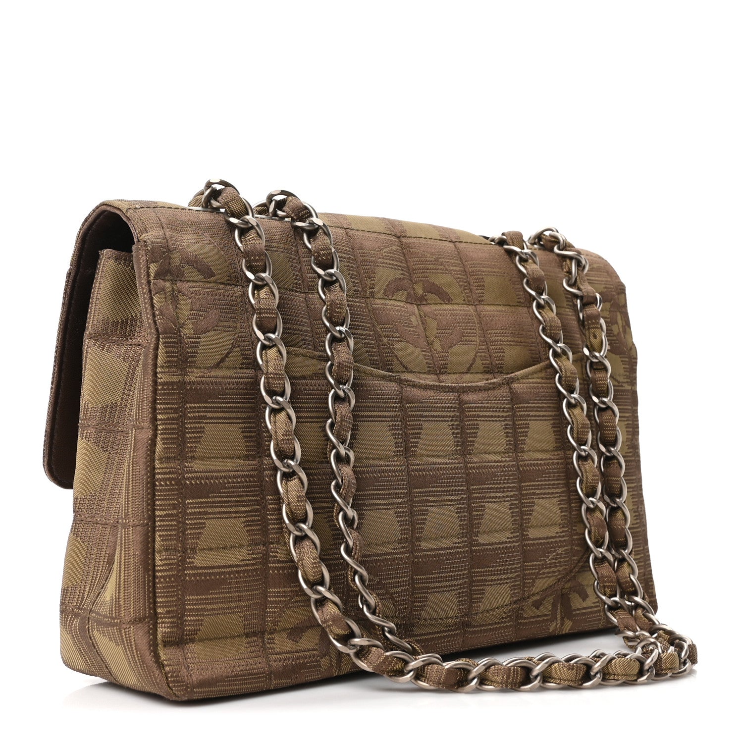 Chanel Nylon Medium Travel Flap Brown 1849486 – FASHIONPHILE