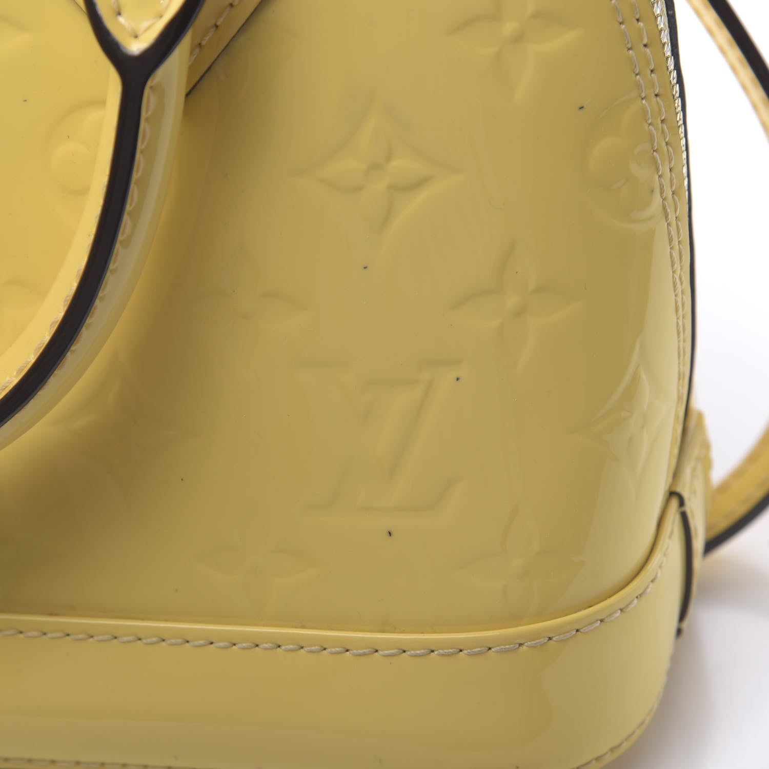 Louis Vuitton Vernis Alma BB Citrine 12 of 15
