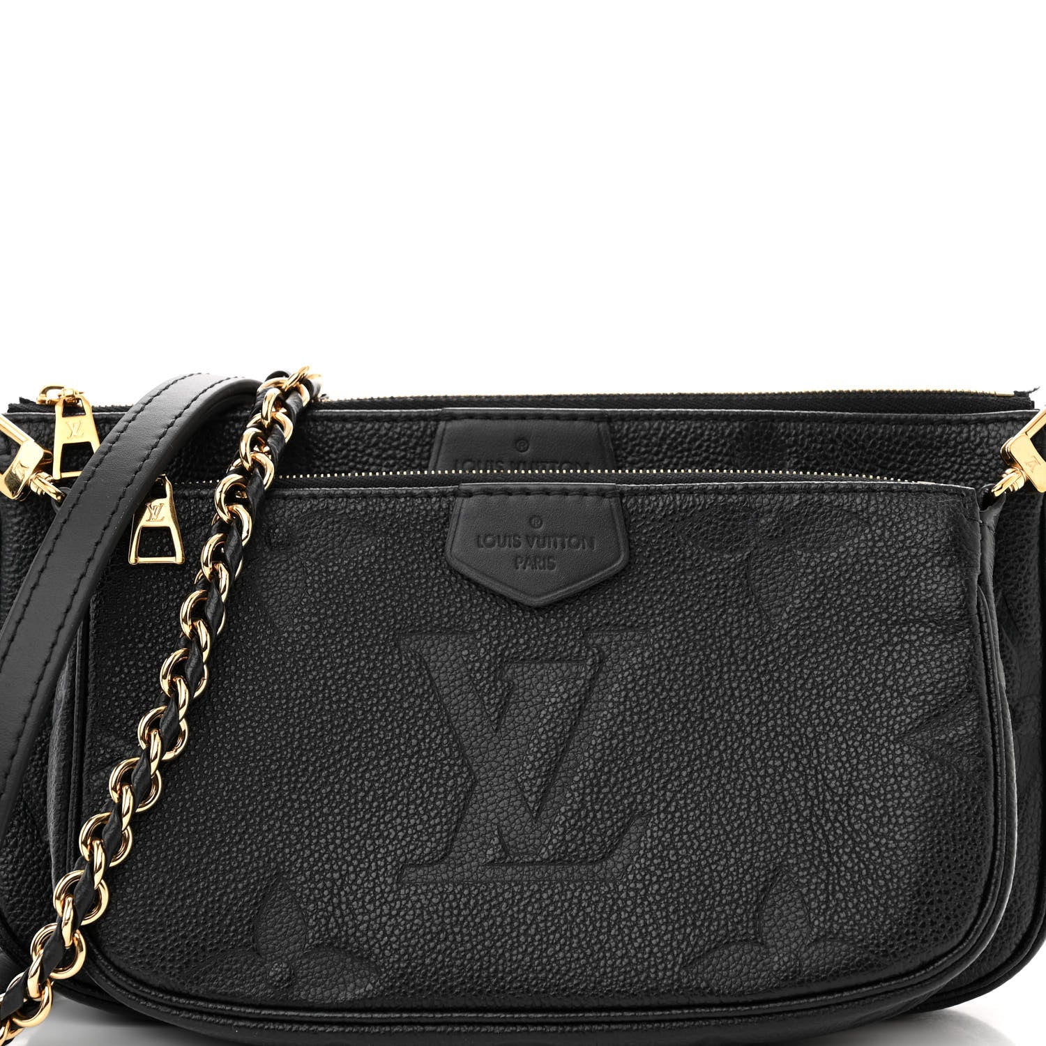 Louis Vuitton Empreinte Monogram Giant Multi Pochette Accessories Black 8 of 10