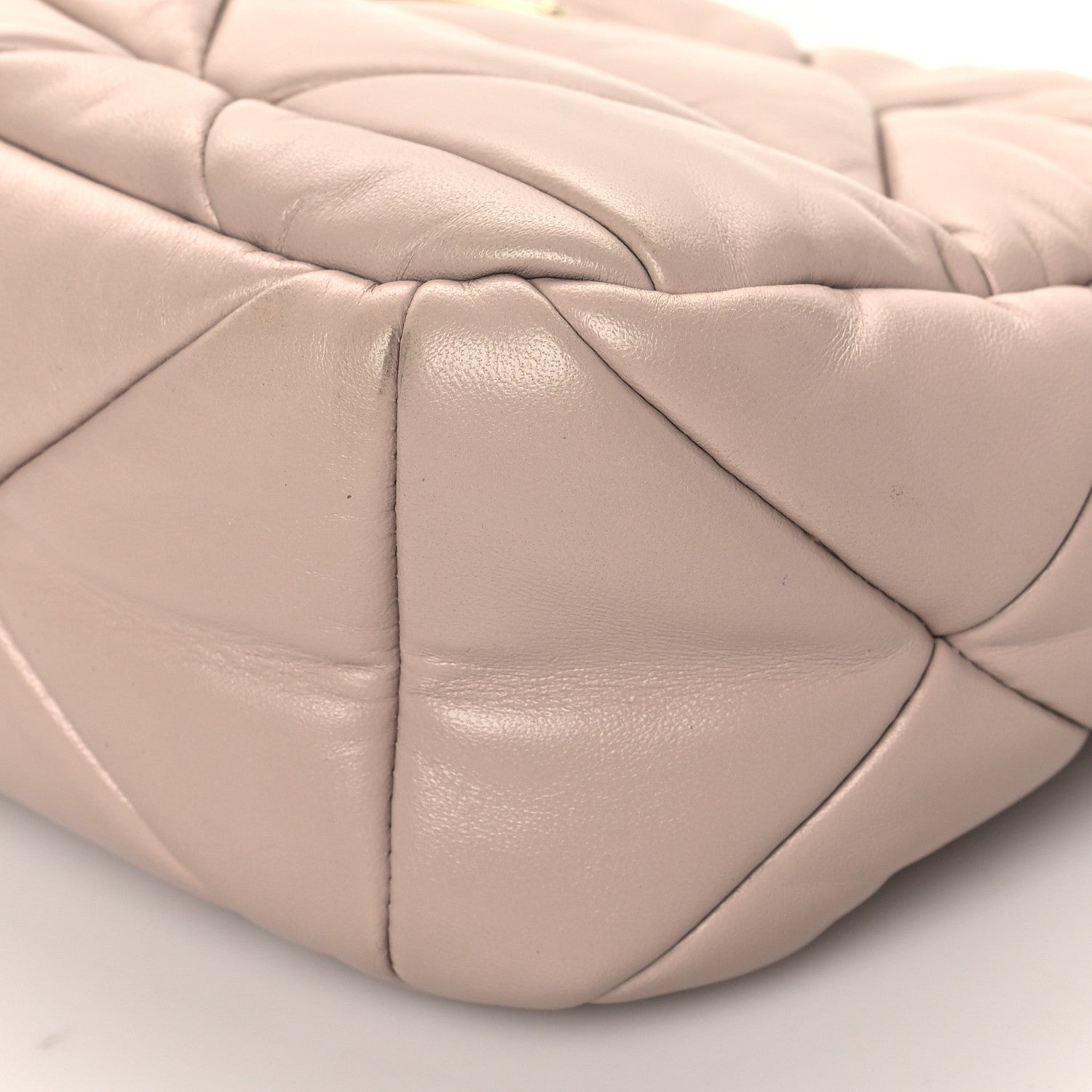 Prada Nappa Re-Nylon Triangle Quilted Patchwork System Shoulder Bag Ninfea 12 of 12
