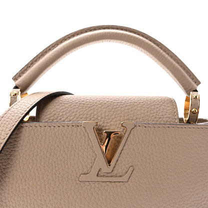 Louis Vuitton Taurillon Capucines BB Galet 7 of 9