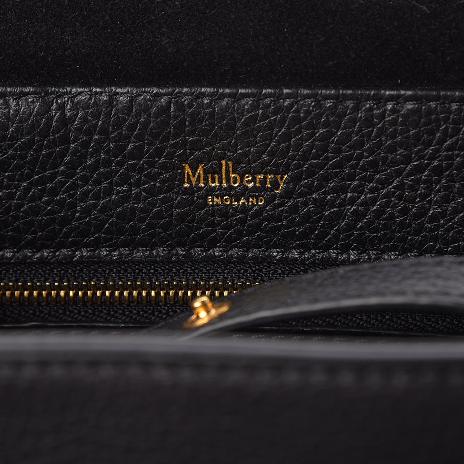 Mulberry Classic Grain Calfskin Mini Bayswater Backpack Black 5 of 8