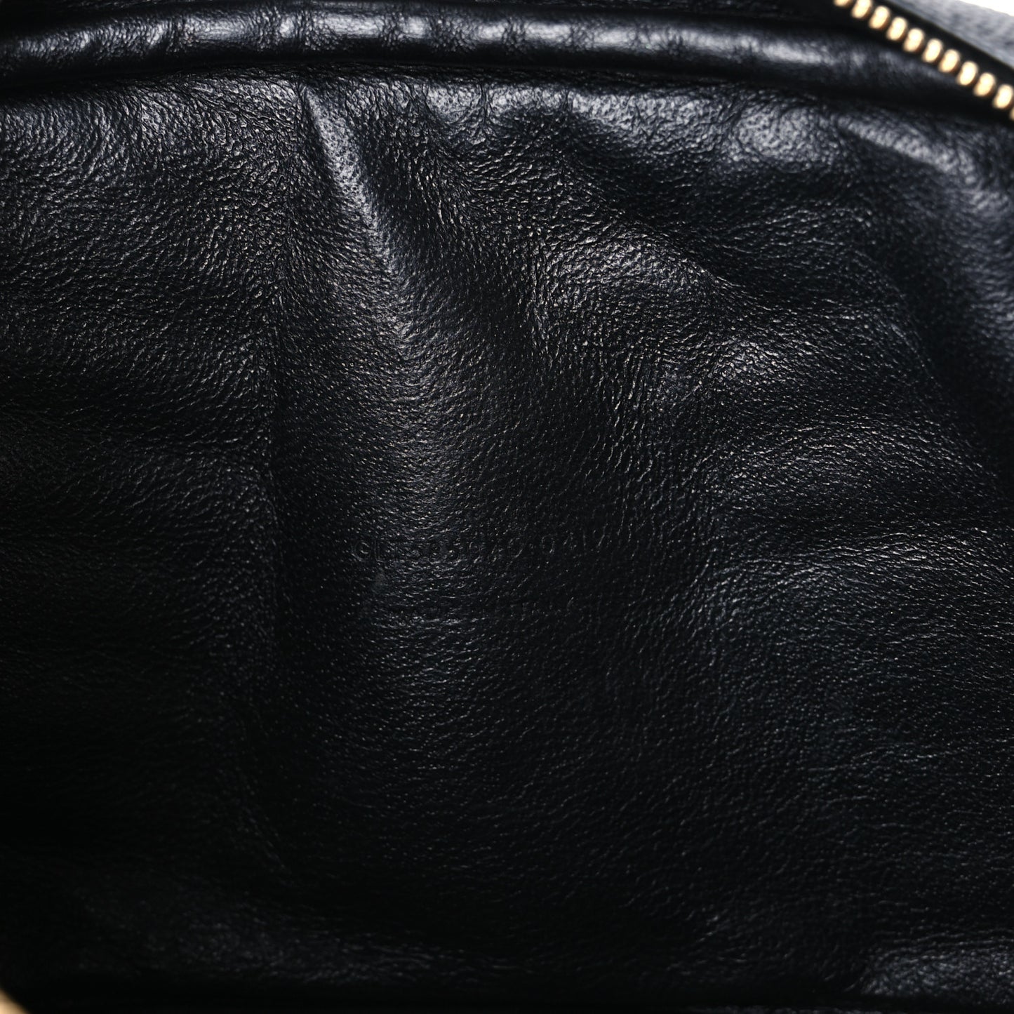 Grain De Poudre Matelasse Monogram Mini Lou Camera Bag Black