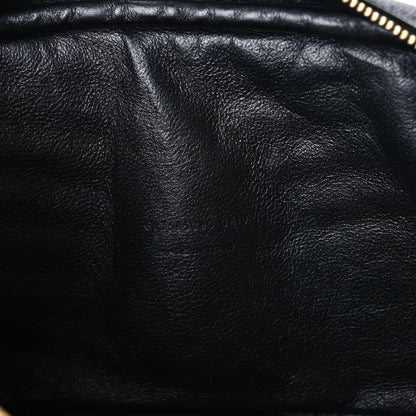 Saint Laurent Grain De Poudre Matelasse Monogram Mini Lou Camera Bag Black 7 of 10
