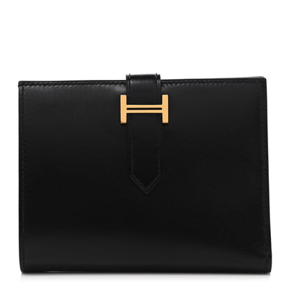 Hermes Box Bearn Compact Wallet Black 1 of 8