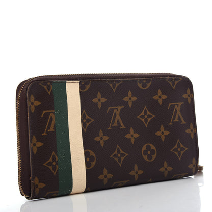 Louis Vuitton Monogram Groom Zippy Organizer Wallet Green 3 of 8