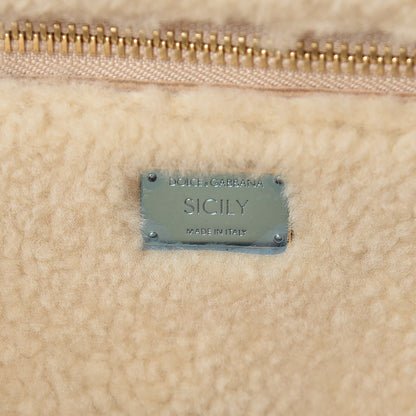 Dolce & Gabbana Shepard Large Miss Sicily Satchel Brown 6 of 9