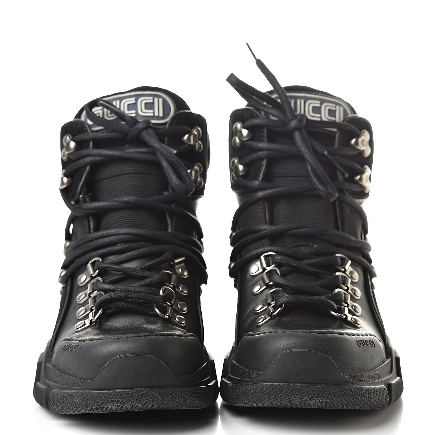 X SEGA Calfskin Suede Technical Canvas Womens Flashtrek High-Top Sneakers 37 Black