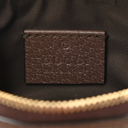 Gucci GG Supreme Monogram Web Ophidia Dome Key Pouch Beige New Acero 3 of 8