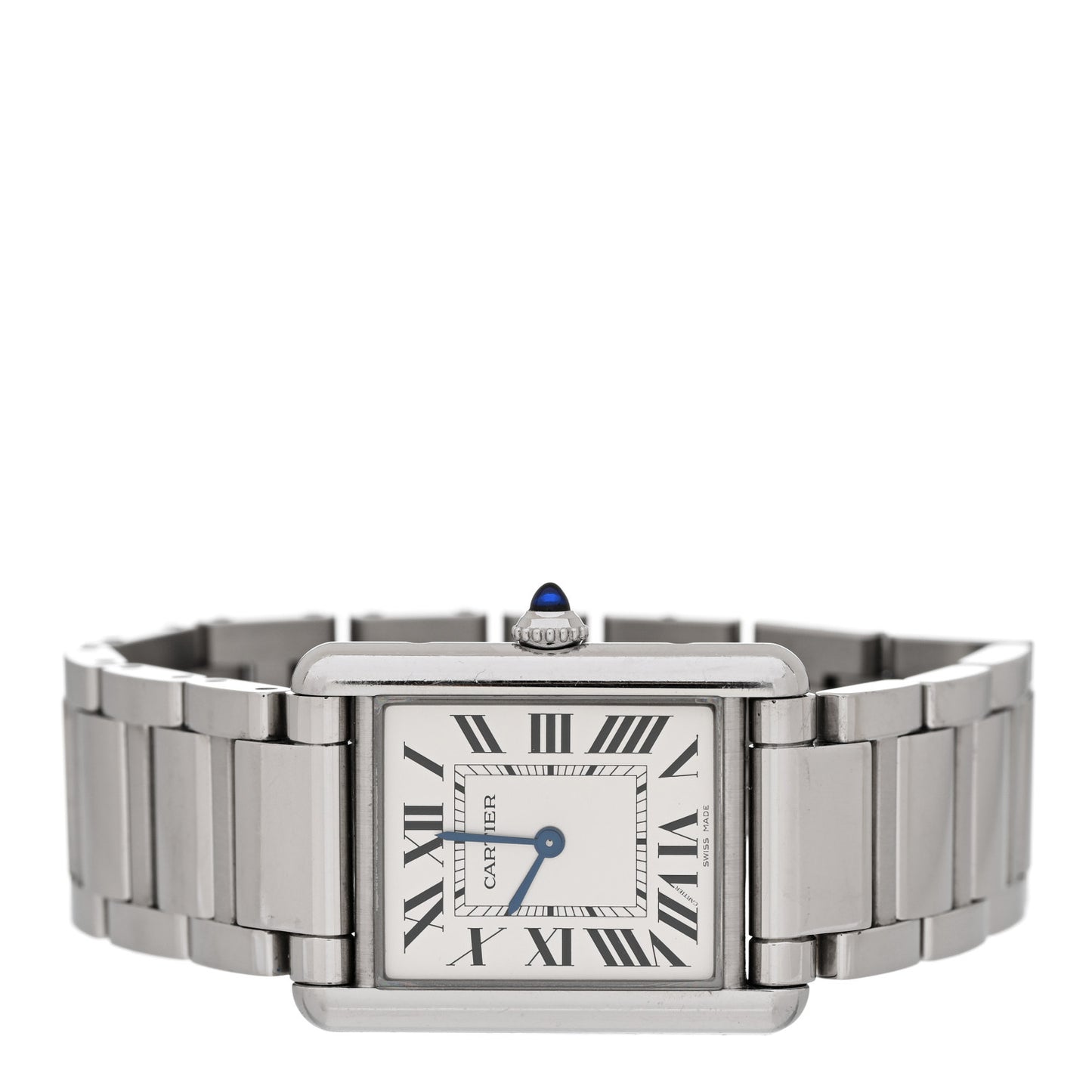 Stainless Steel 25mm Must de Cartier Tank Quartz Watch