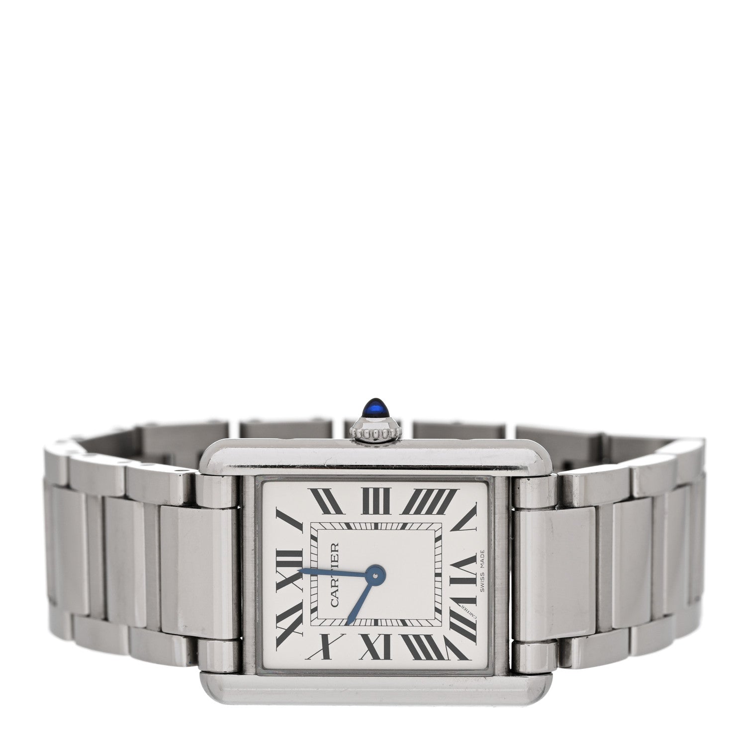 Cartier Stainless Steel 25mm Must de Cartier Tank Quartz Watch 2 of 7