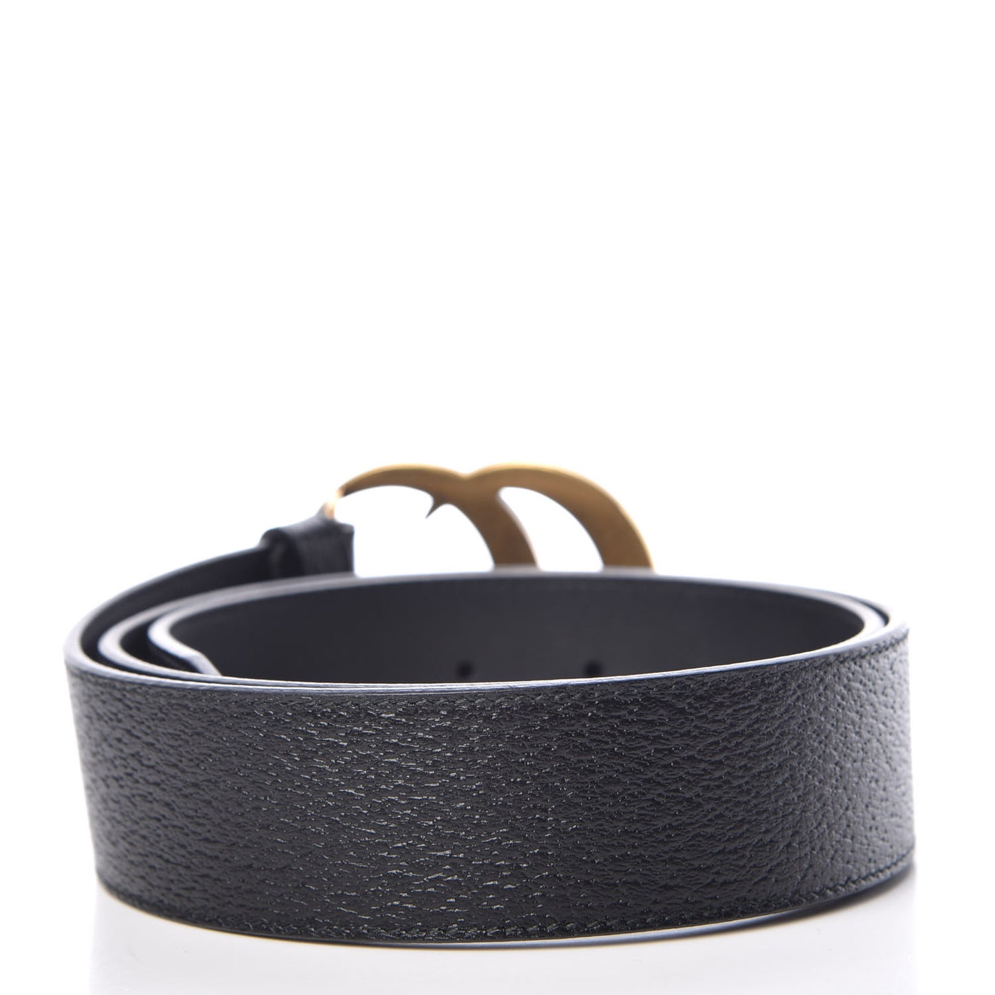 Textured Calfskin Double G 40mm Belt 85 34 Black