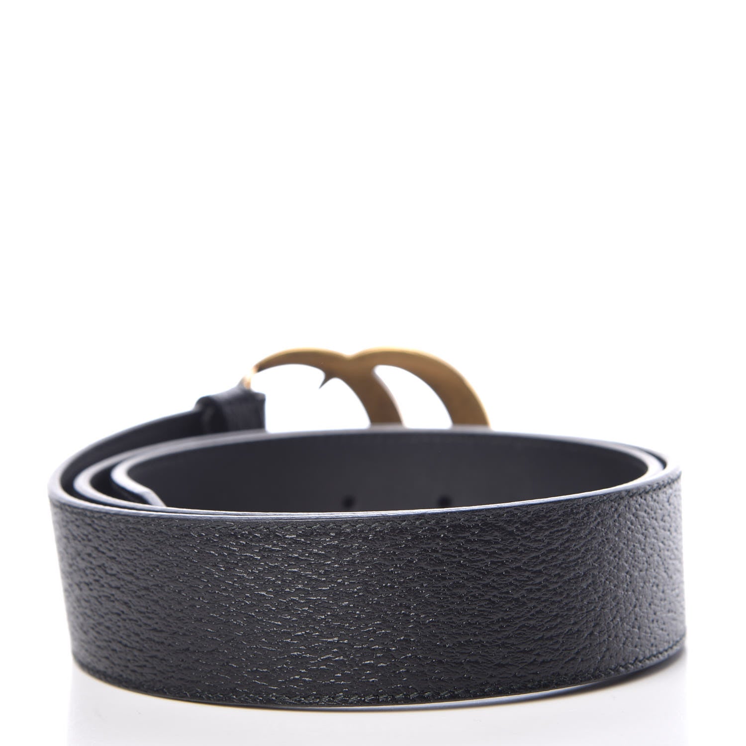 Gucci Textured Calfskin Double G 40mm Belt 85 34 Black 3 of 6