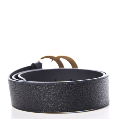 Gucci Textured Calfskin Double G 40mm Belt 85 34 Black 3 of 6