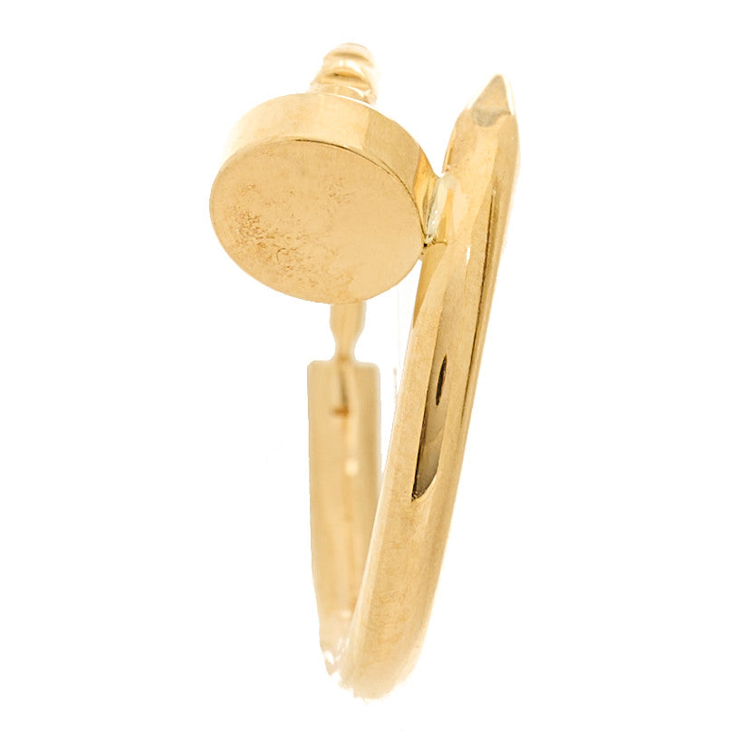 Cartier 18K Yellow Gold Juste Un Clou Single Hoop Earring 1 of 5