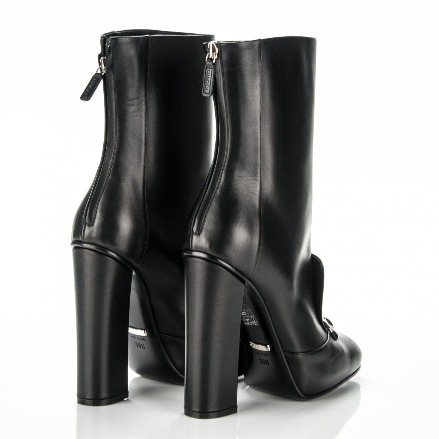 Calfskin Twiggy Boots 39.5 Black
