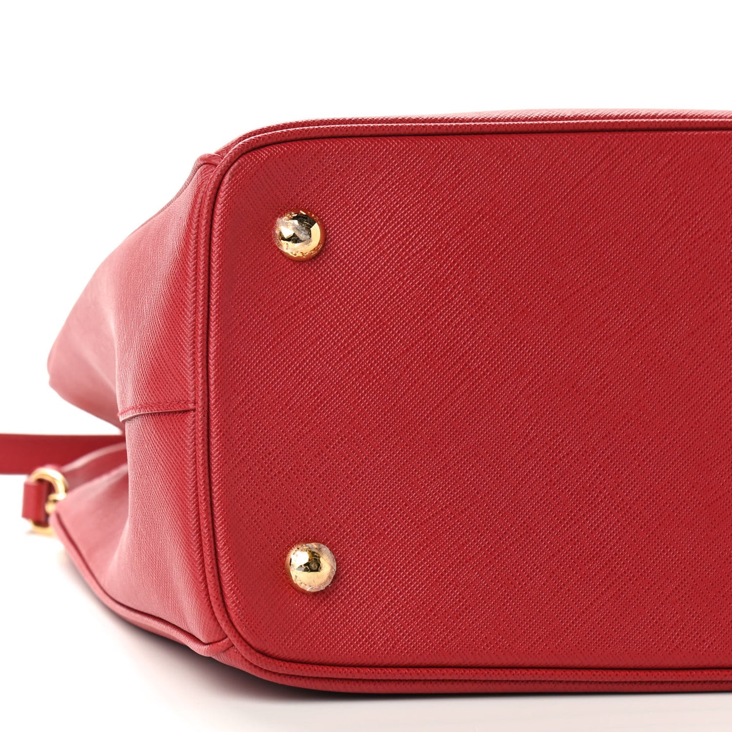 Saffiano Lux Medium Tote Fuoco