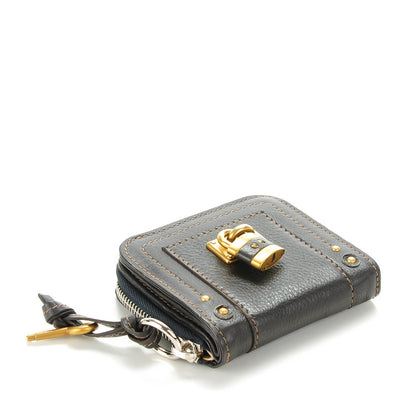 Chloe Calfskin Paddington Zip Around Coin Purse Wallet Brown 4 of 8