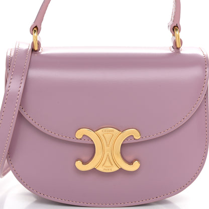 Celine Shiny Calfskin Triomphe Mini Besace Clea Petal 9 of 10