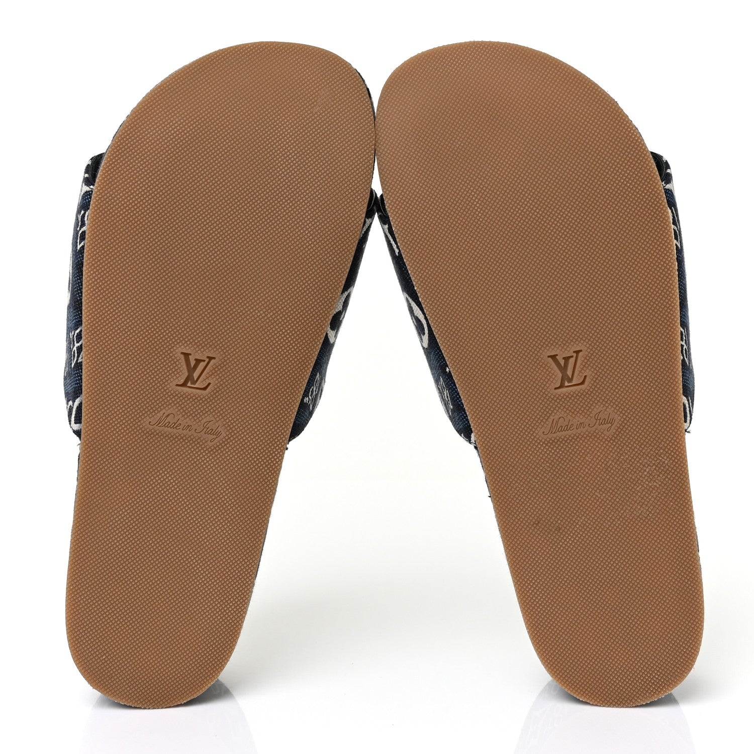 Louis Vuitton Jacquard Since 1854 Flatform Sandals 36 Blue 5 of 8