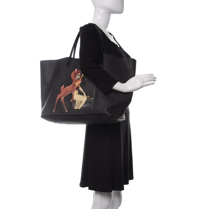 Givenchy Textured Coated Canvas Bambi Print Large Antigona Tote Black 2 of 11