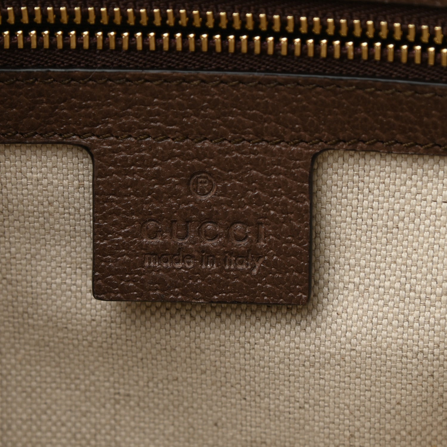 Gucci Mini Vintage GG Supreme Monogram Zip Pouch Beige New Acero 8 of 9