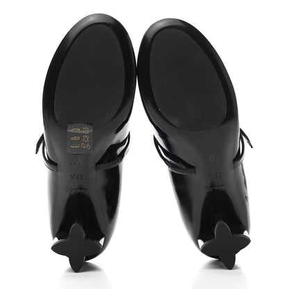 Louis Vuitton Patent Uniformes Silhouette 40mm Pumps 36.5 Black 5 of 8