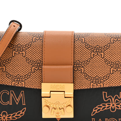 MCM Lauretos Visetos Monogram Mini Tracy Crossbody Bag Black 13 of 17
