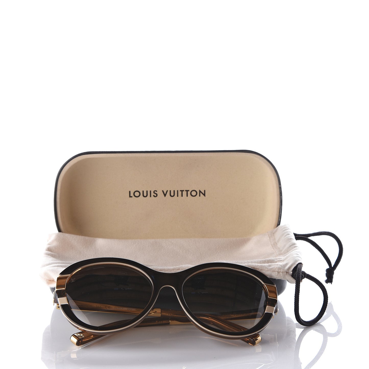 Petit Soupcon Cat Eye Sunglasses Z0487W Brown