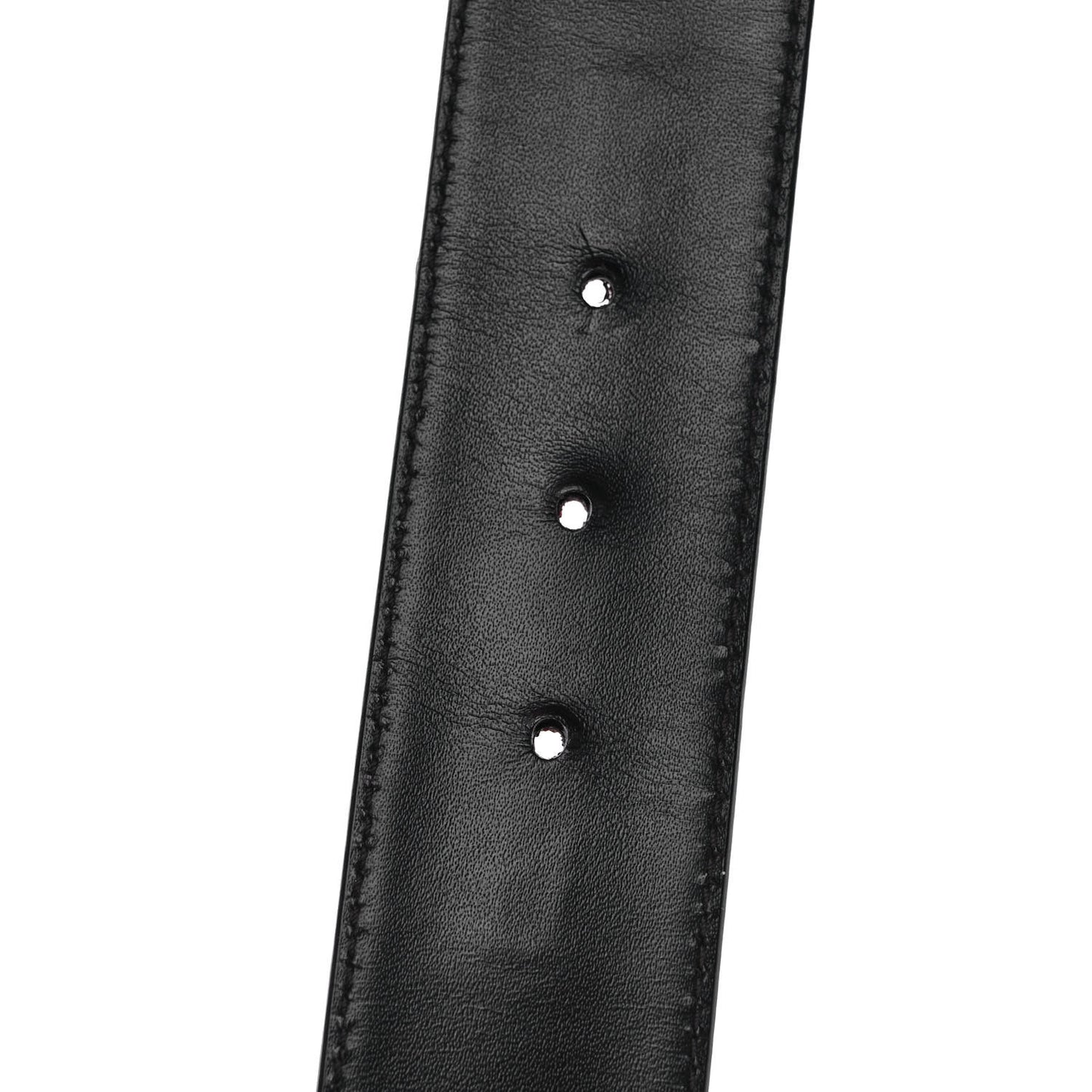 Calfskin Web Interlocking G Belt 75 30 Dark Brown