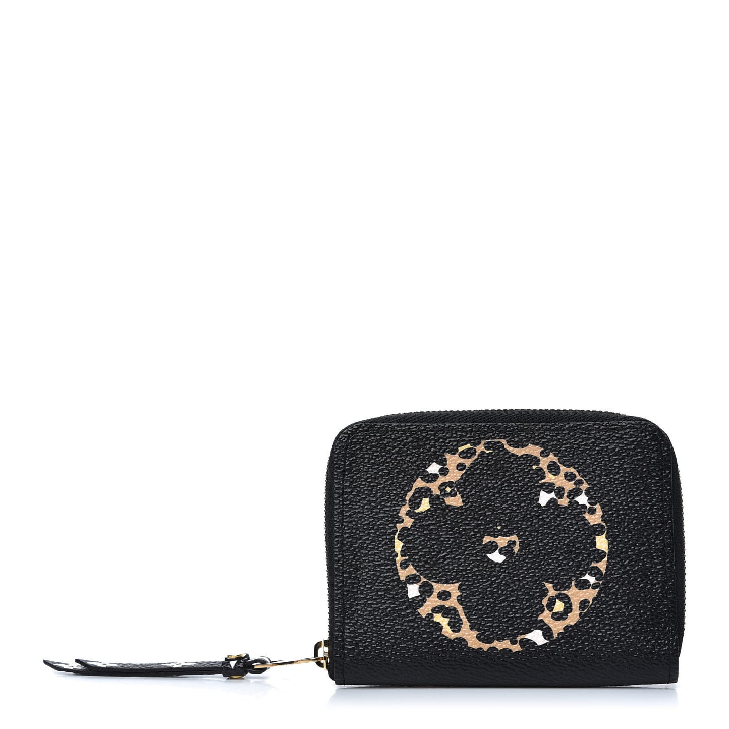 Monogram Giant Jungle Zippy Coin Purse Black