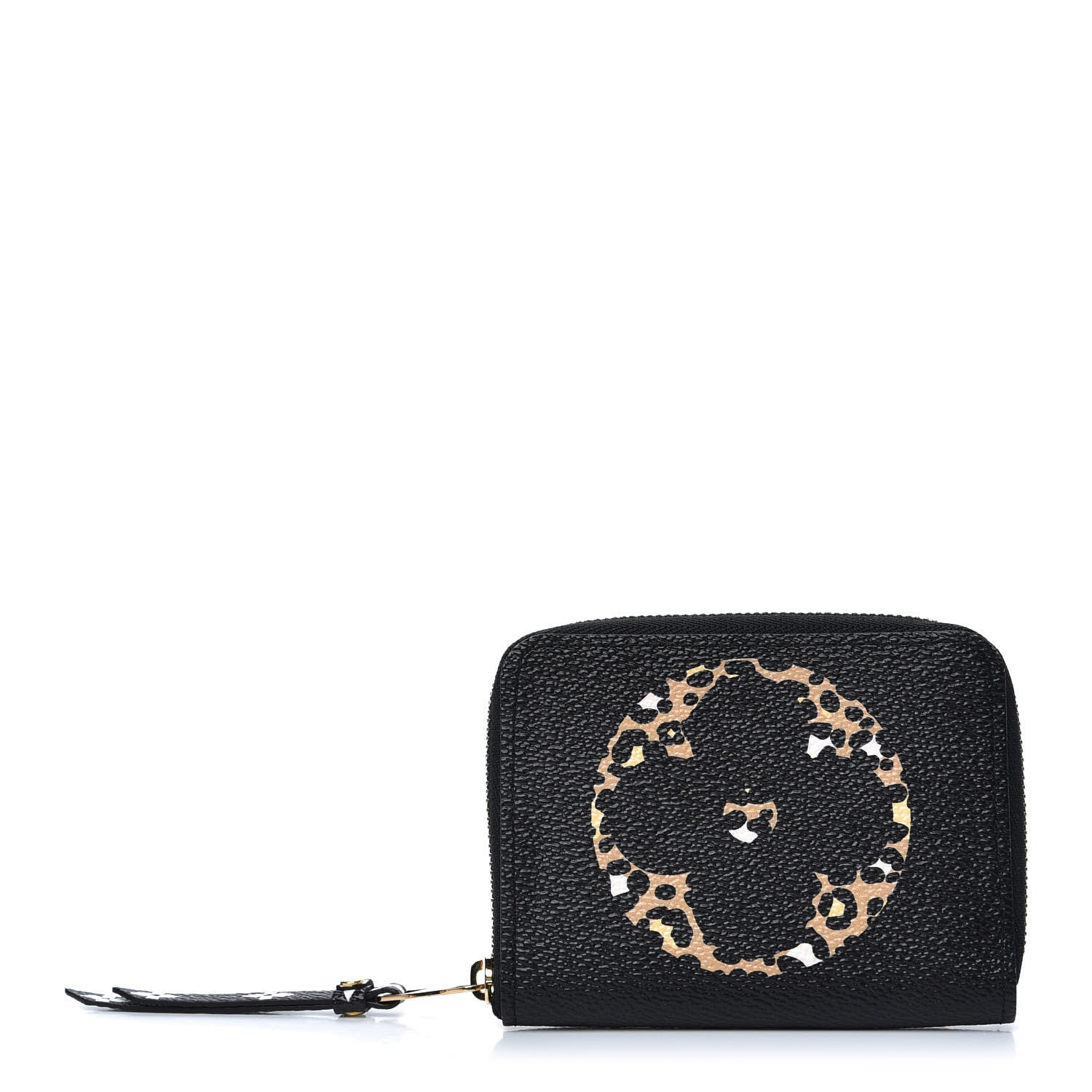 Louis Vuitton Monogram Giant Jungle Zippy Coin Purse Black 1 of 7