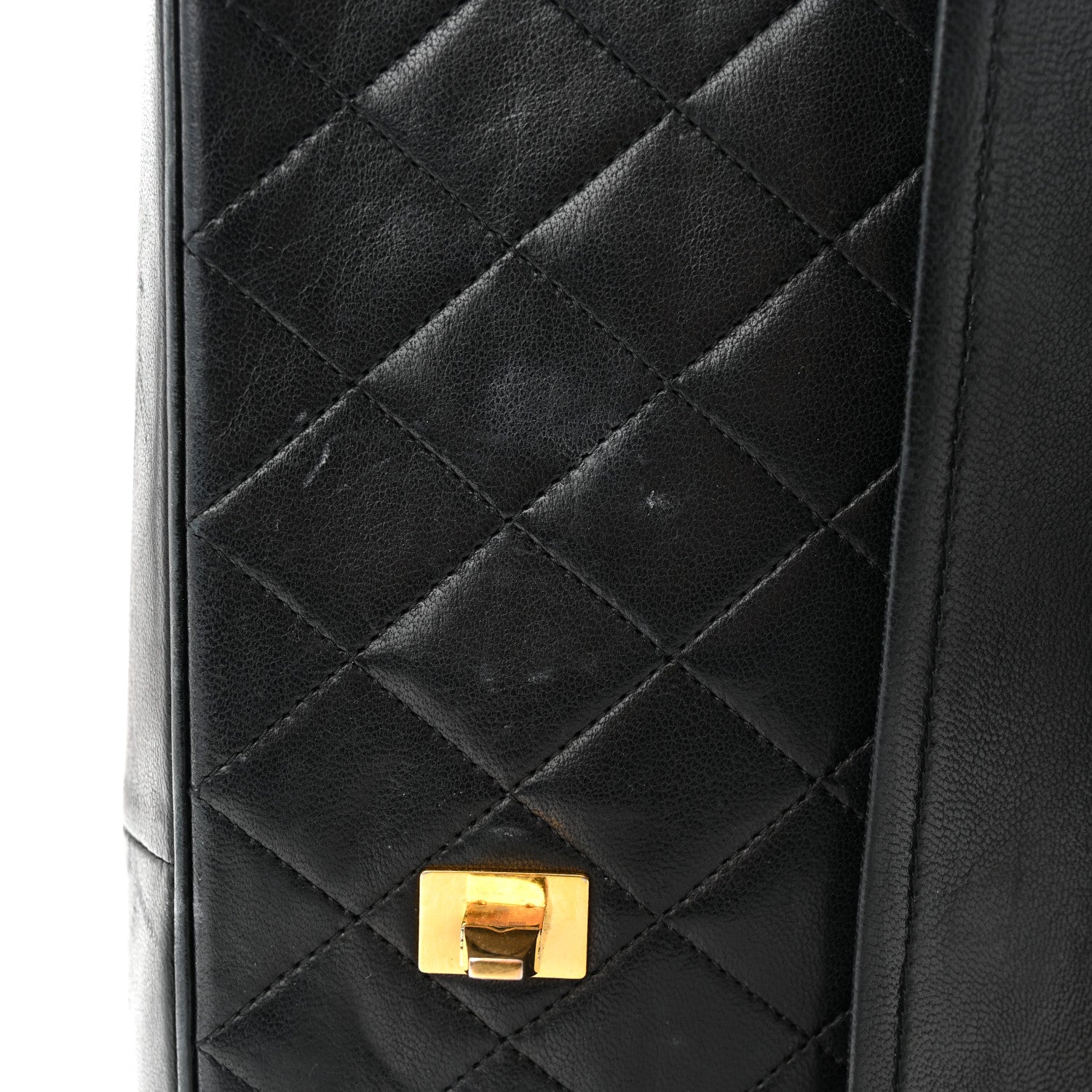 Chanel Lambskin Quilted Medium Double Flap Bijoux Chain Black 13 of 19