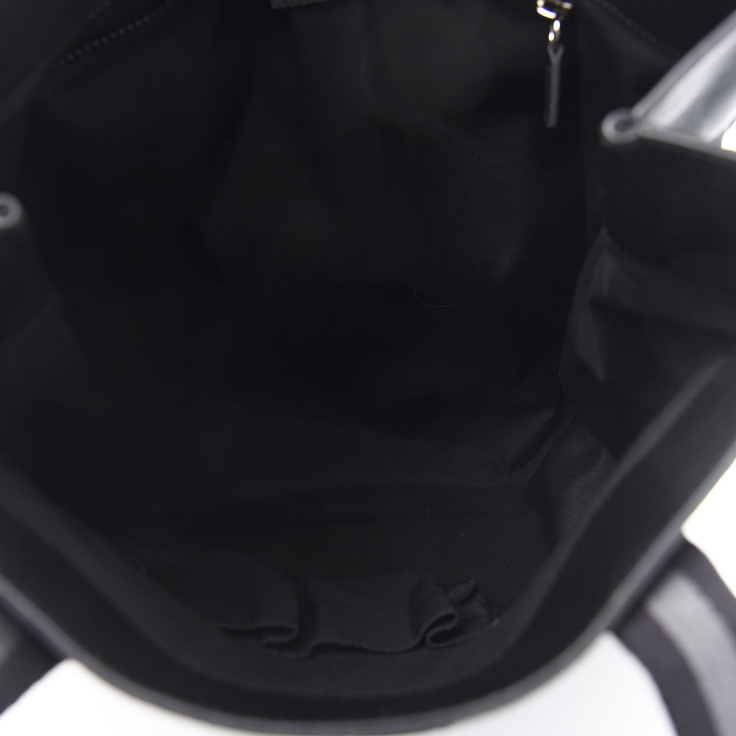 Nylon Monogram Vertical Tote Black