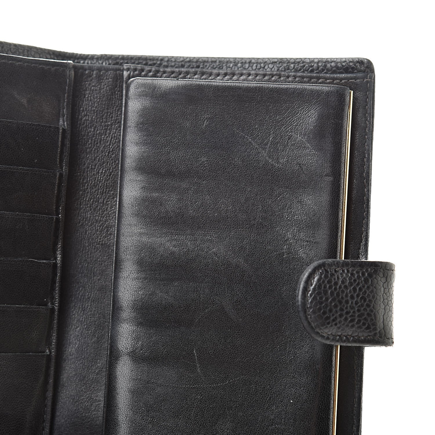 Chanel Caviar Timeless CC French Wallet Black 11 of 14