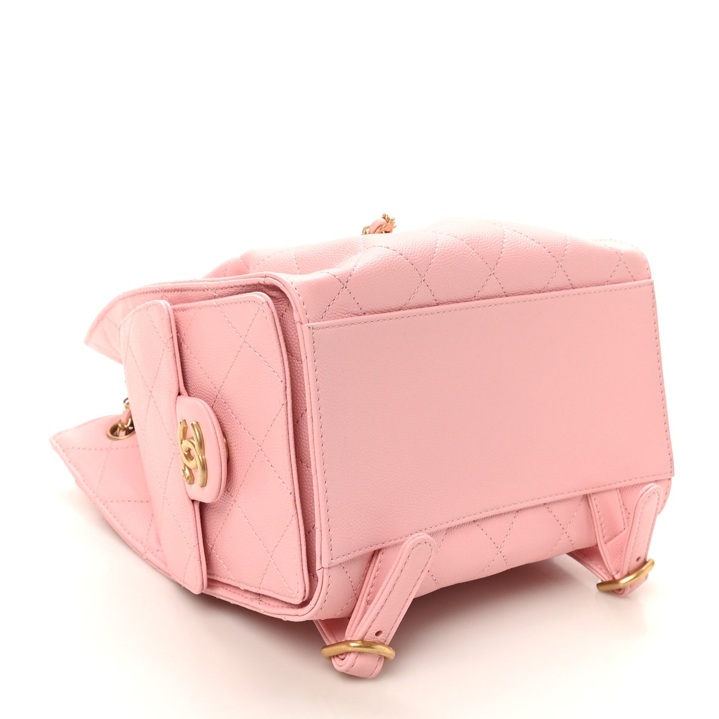 Caviar Quilted Medium Chanel 25 Backpack Light Pink