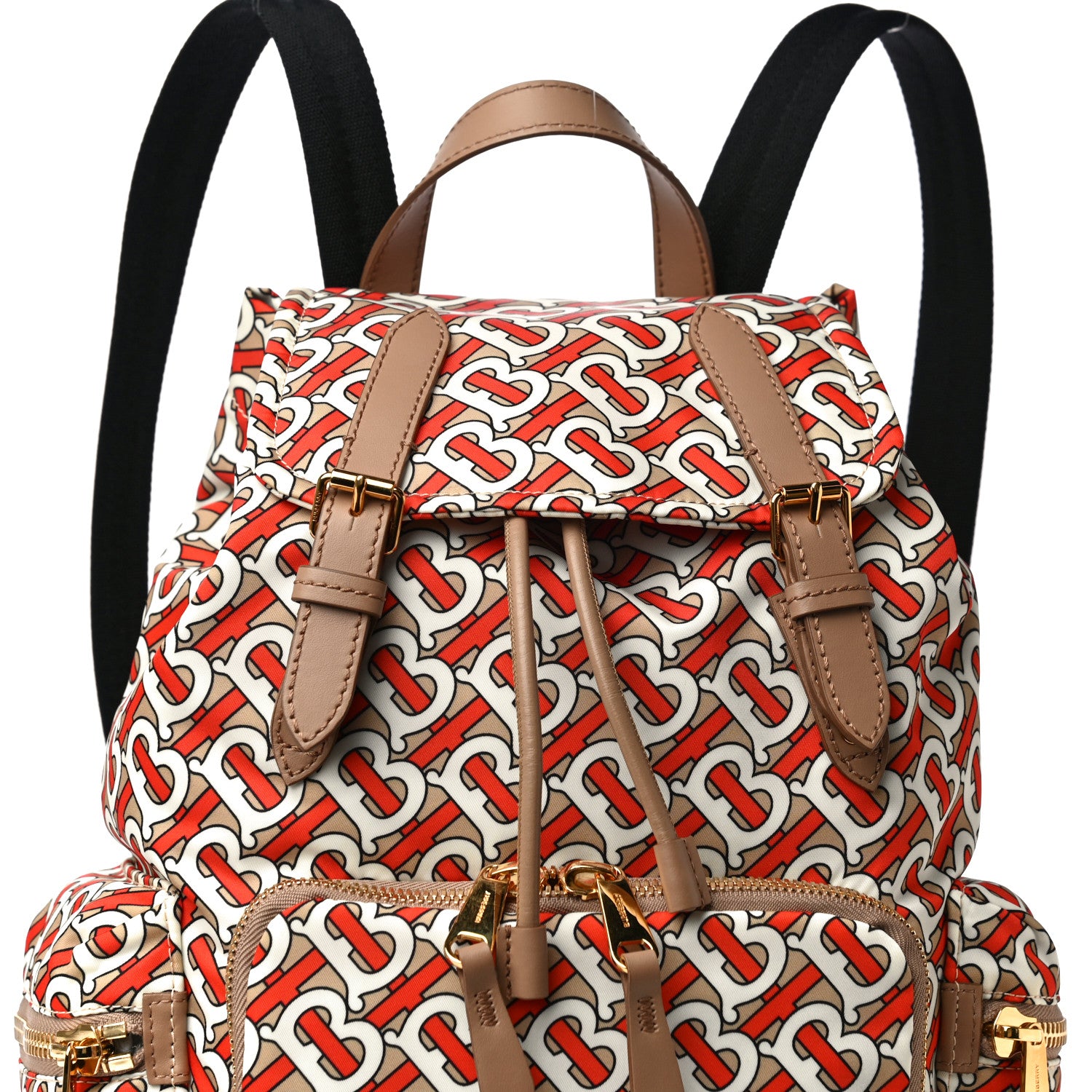 Burberry Nylon Monogram Medium Rucksack Backpack Vermillion 8 of 10