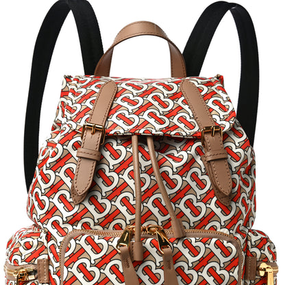 Burberry Nylon Monogram Medium Rucksack Backpack Vermillion 8 of 10