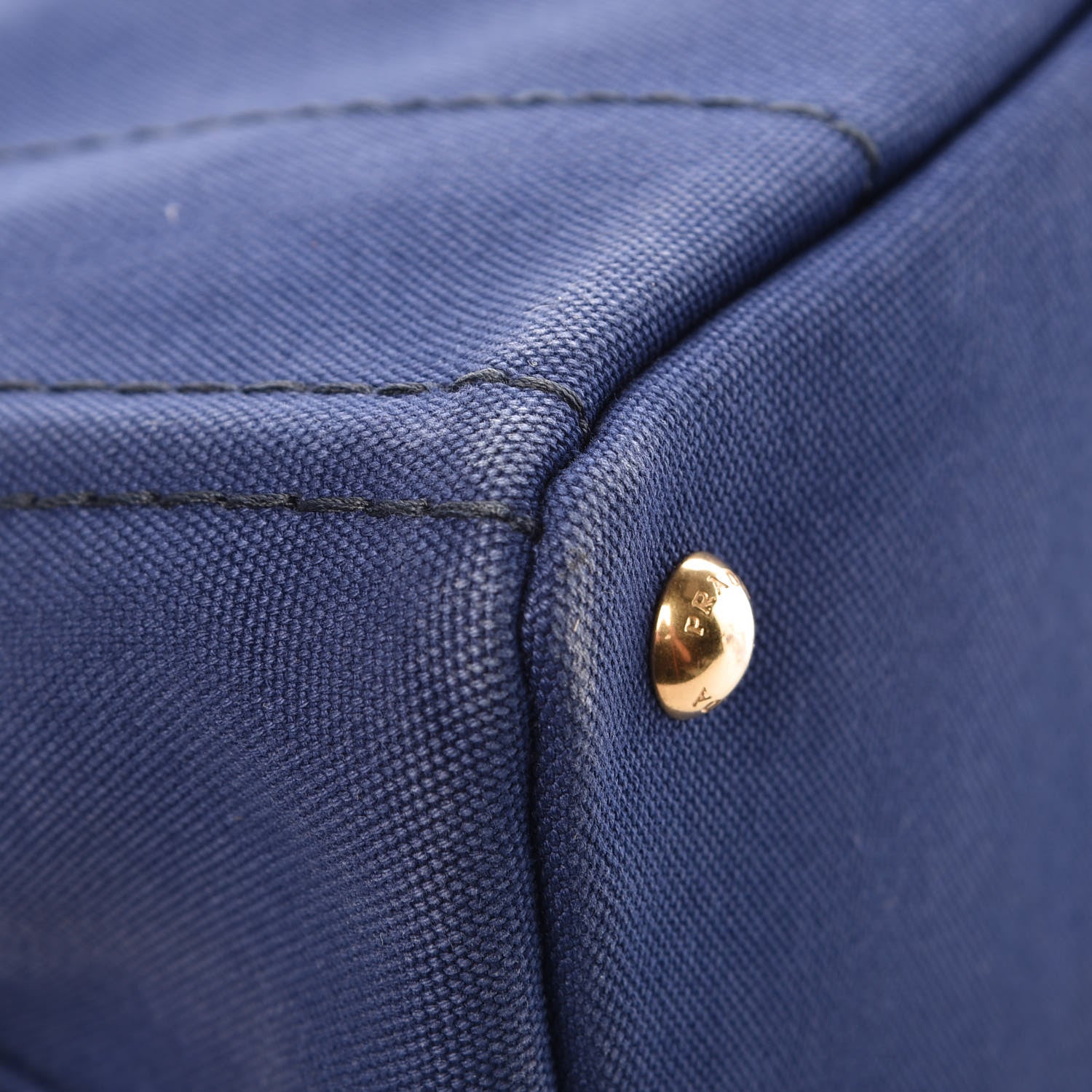 Prada Canapa Small Logo Tote Bleuette 13 of 14