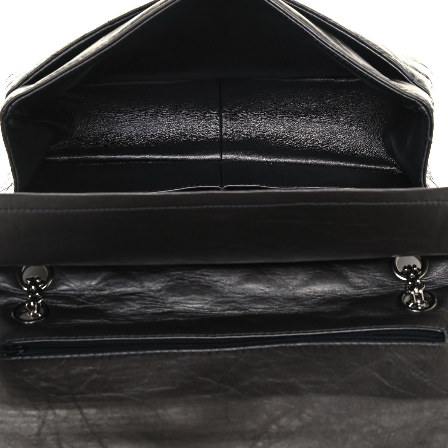Chanel Aged Calfskin Quilted 2.55 Reissue 226 Flap Black 5 of 15