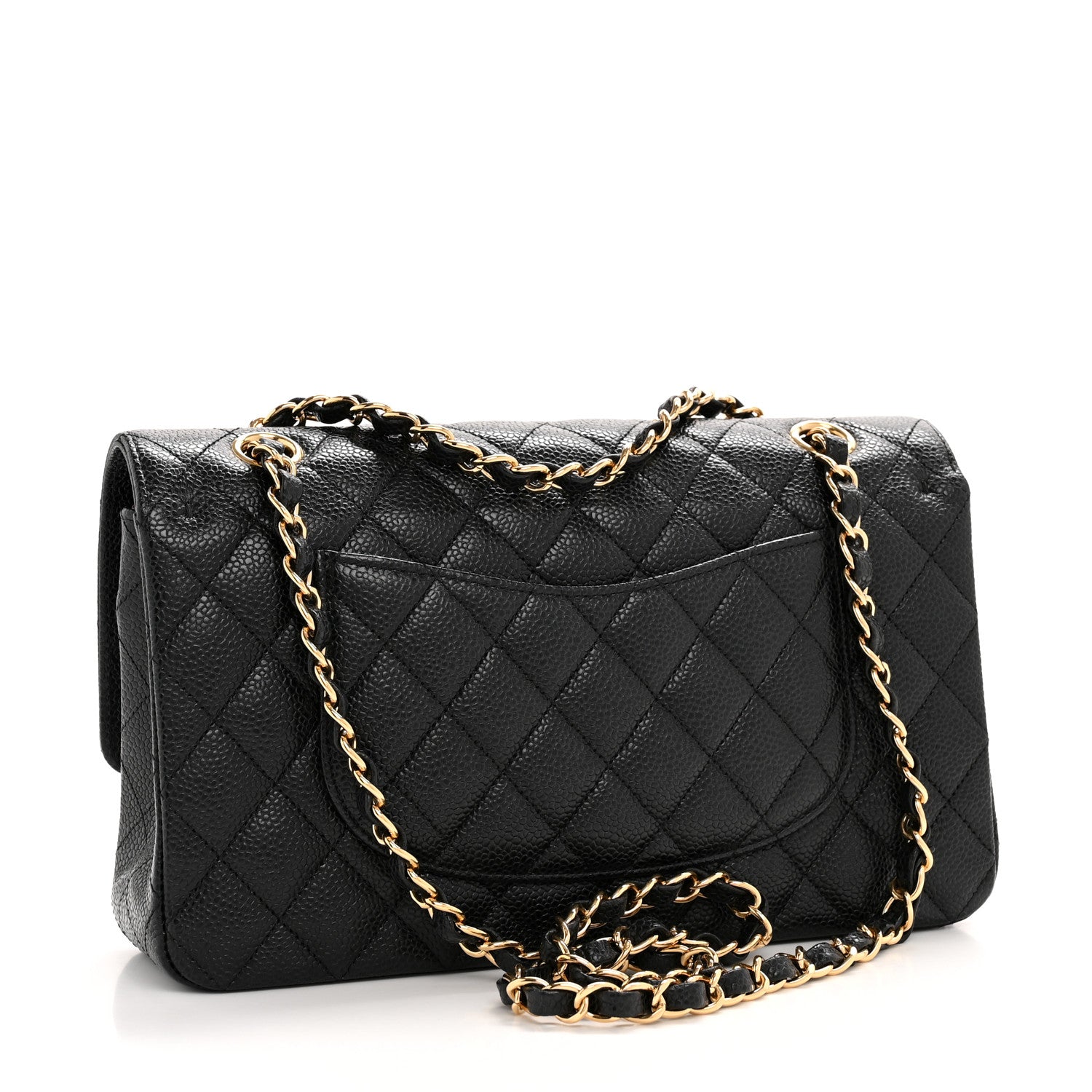 Chanel Caviar Quilted Medium Double Flap Black 3 of 13