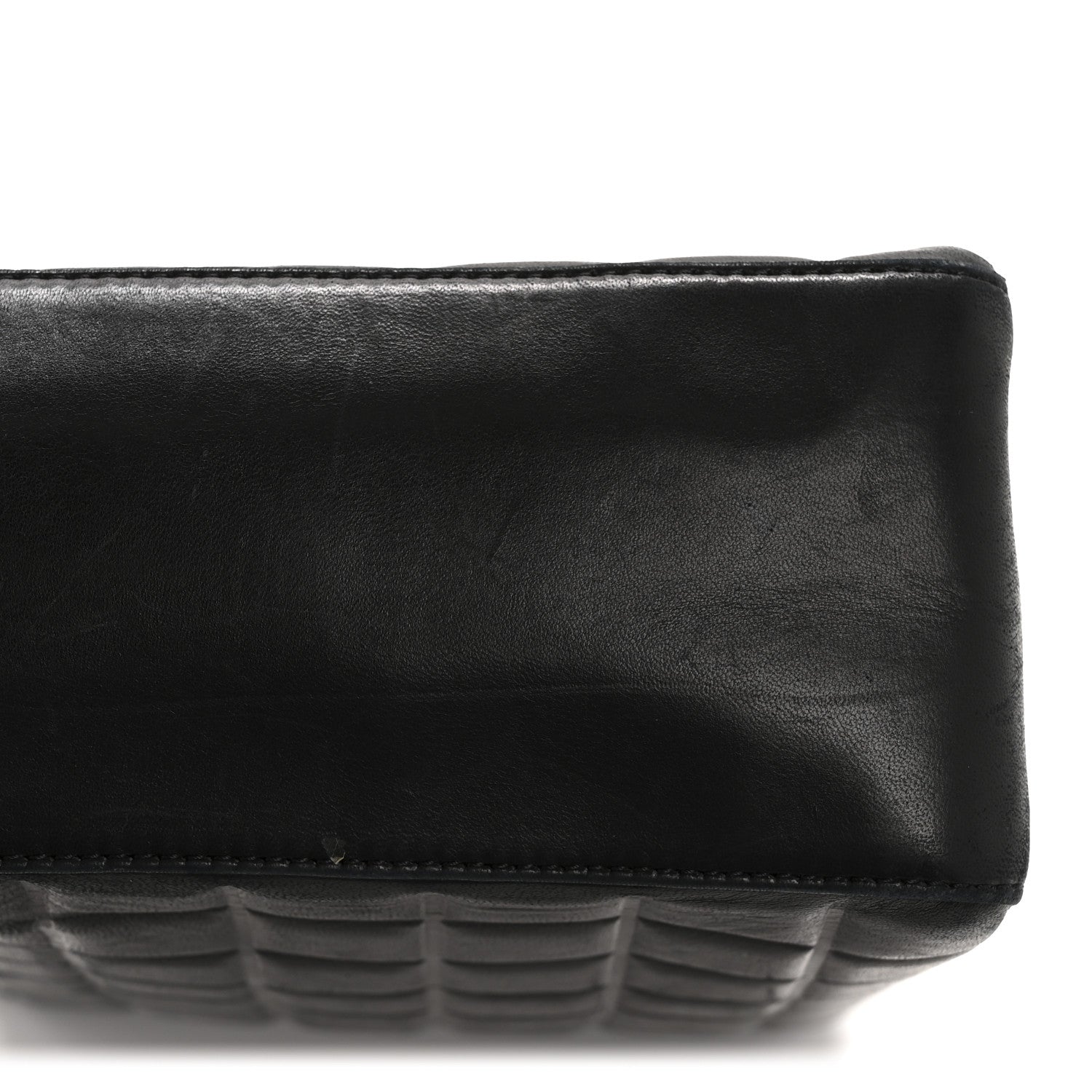 Chanel Lambskin Quilted Medium Chocolate Bar Shoulder Bag Black 13 of 13