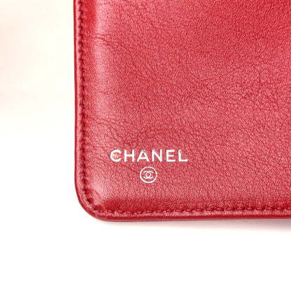 Chanel Caviar Sevruga Zip Pocket Wallet Red 6 of 11