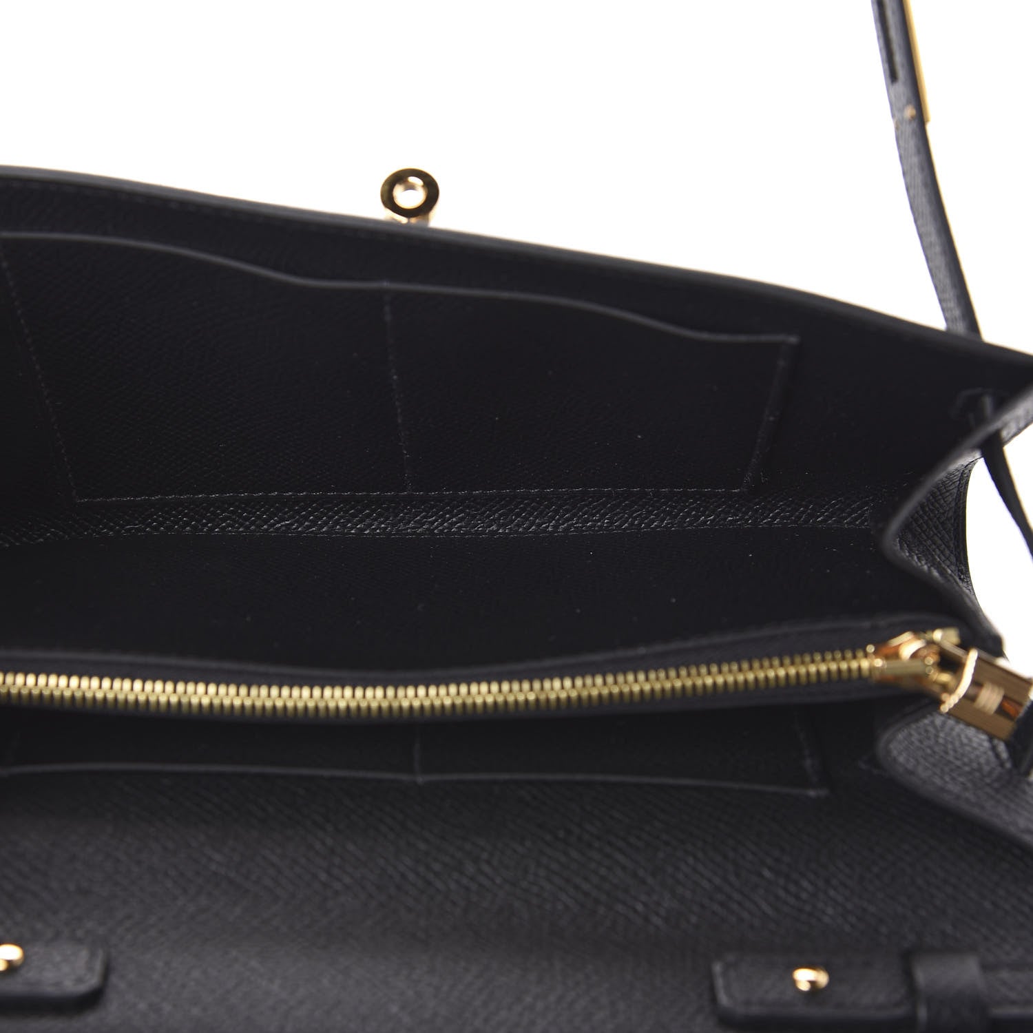 Hermes Epsom Kelly Wallet To Go Black 7 of 15