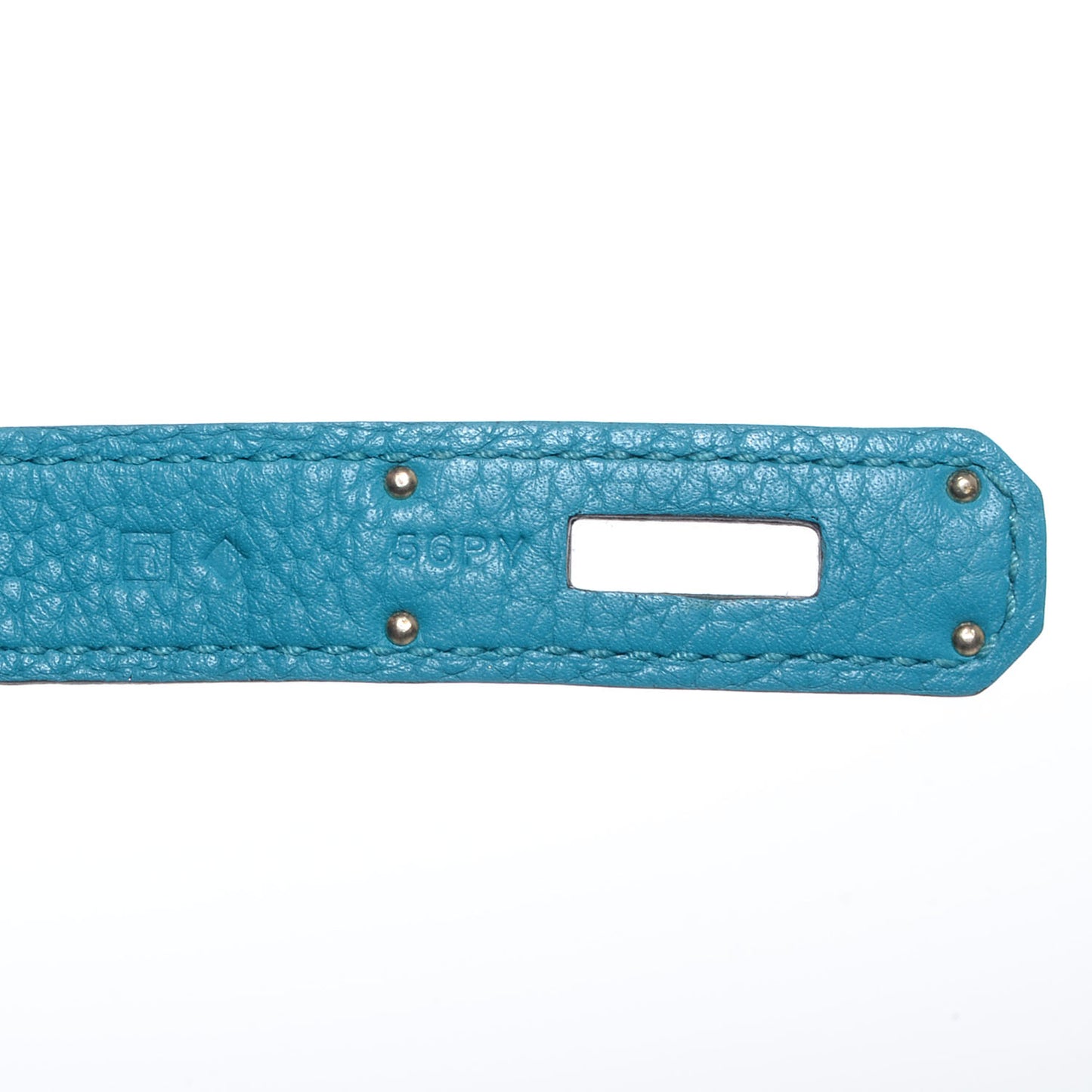 Taurillon Clemence Birkin 30 Turquoise